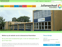 Tablet Screenshot of julianaschool-kwartellaan.nl
